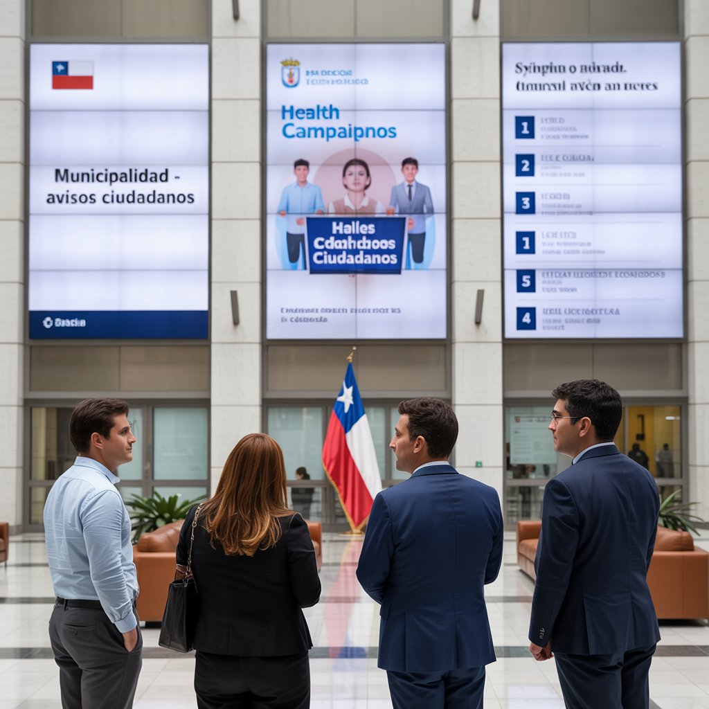 Campañas de salud en pantallas